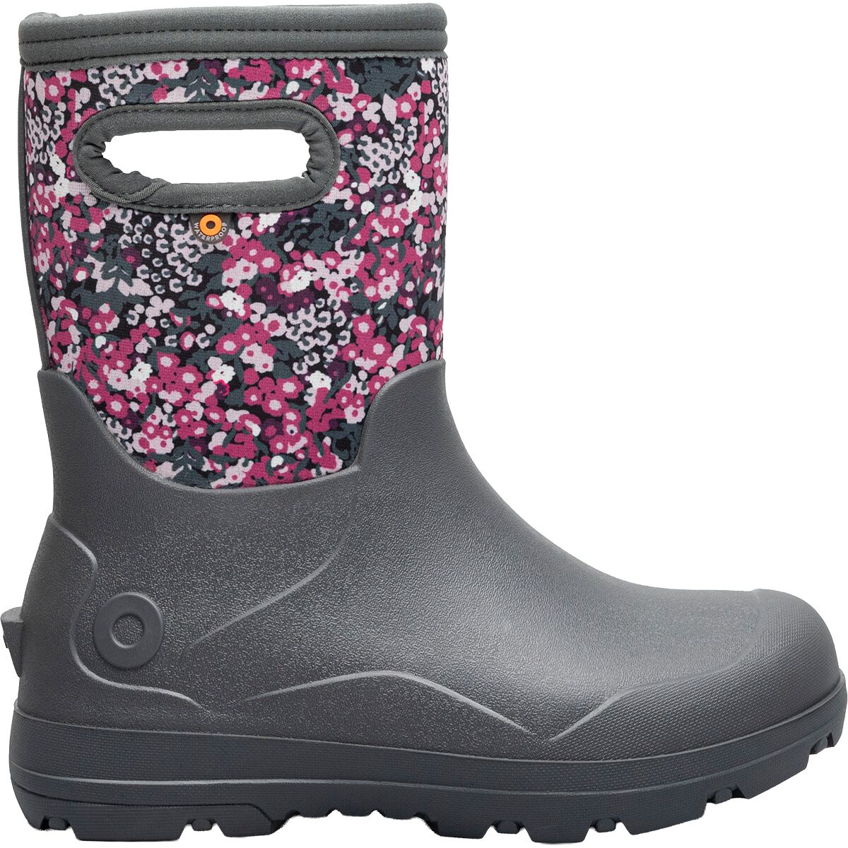 Image of Bogs York Seamless Print Boot - Little Kids' Impressionisht Floral/Dark Shadow, 11.0