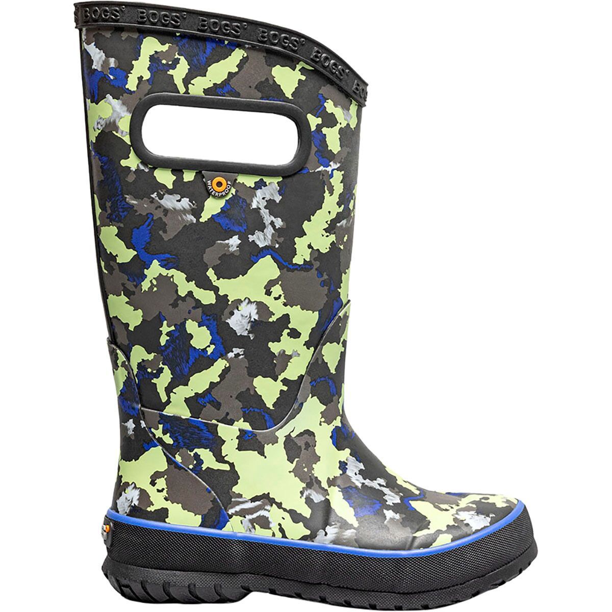 Image of Bogs Camo Texture Rainboot - Kids' Camo, 1.0