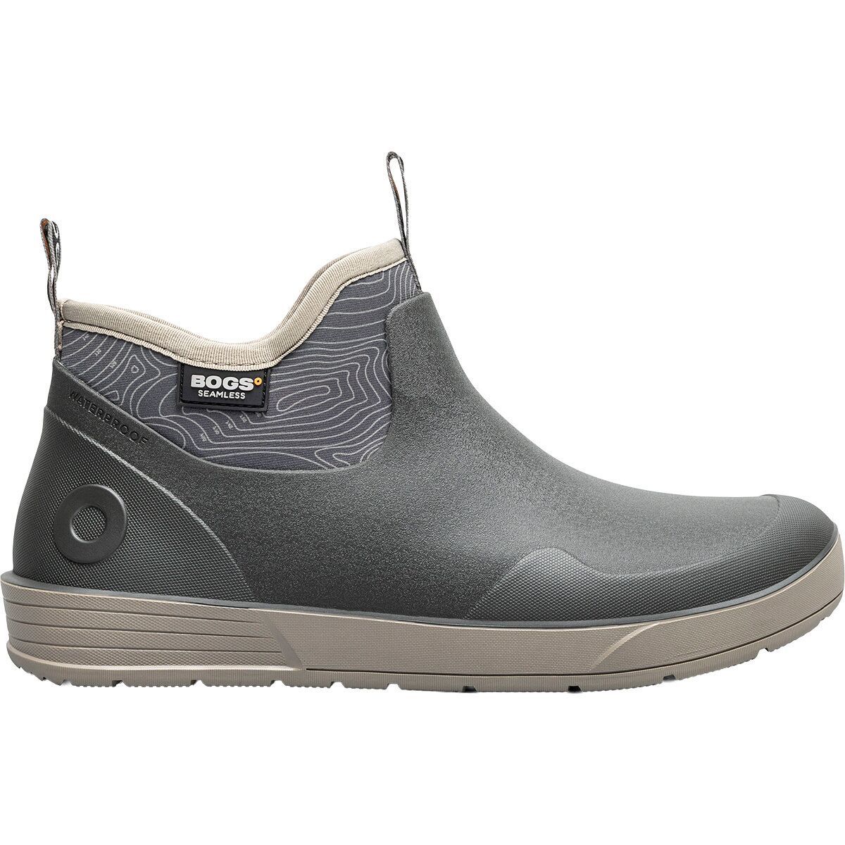Image of Bogs Rockaway Seamless Low Boot - Men's Dark Gray, 13.0