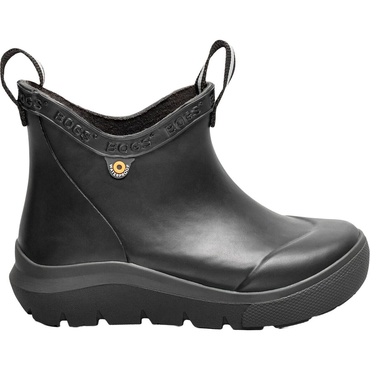 Image of Bogs Skyline Rain Solid Chelsea Boot - Kids' Black, 5.0