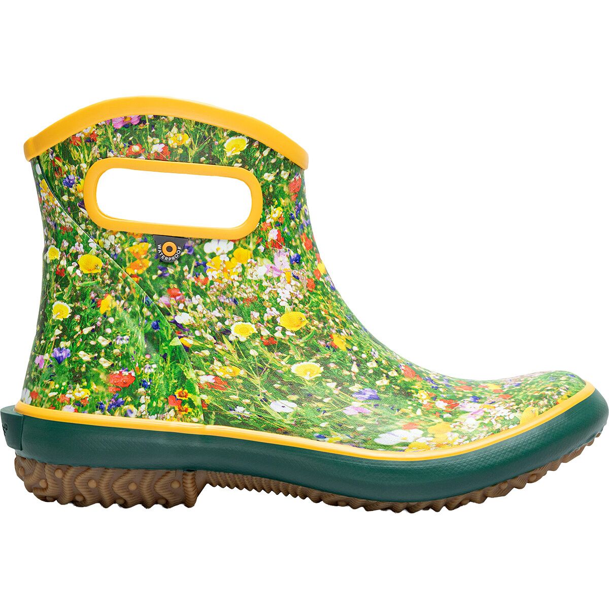 Image of Bogs Patch Ankle Garden Rain Boot - Women's Grass, 8.0