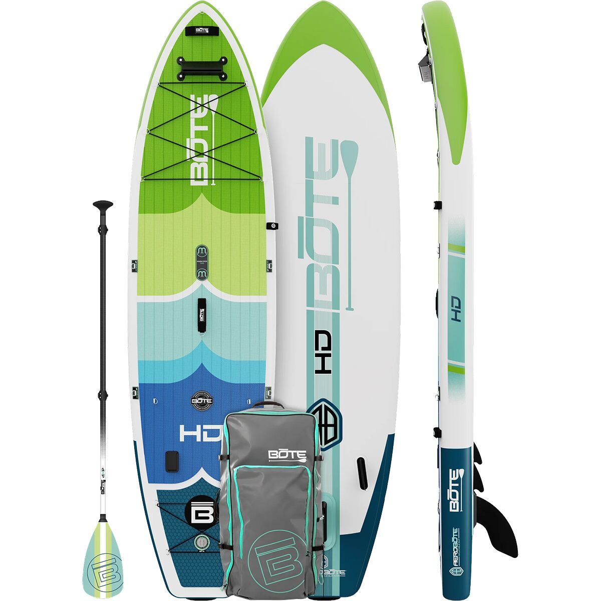 BOTE BOTE HD Aero 11ft 6in Inflatable Stand-Up Paddleboard Full Trax, 11ft 6in