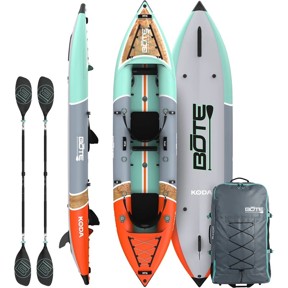 Image of BOTE Koda Aero Inflatable Kayak Classic, 14ft - Tandem