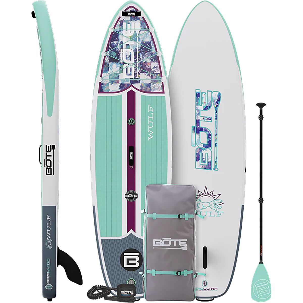 Image of BOTE Wulf Aero Native Inflatable Stand-Up Paddleboard Native Glacier, 10ft 4in
