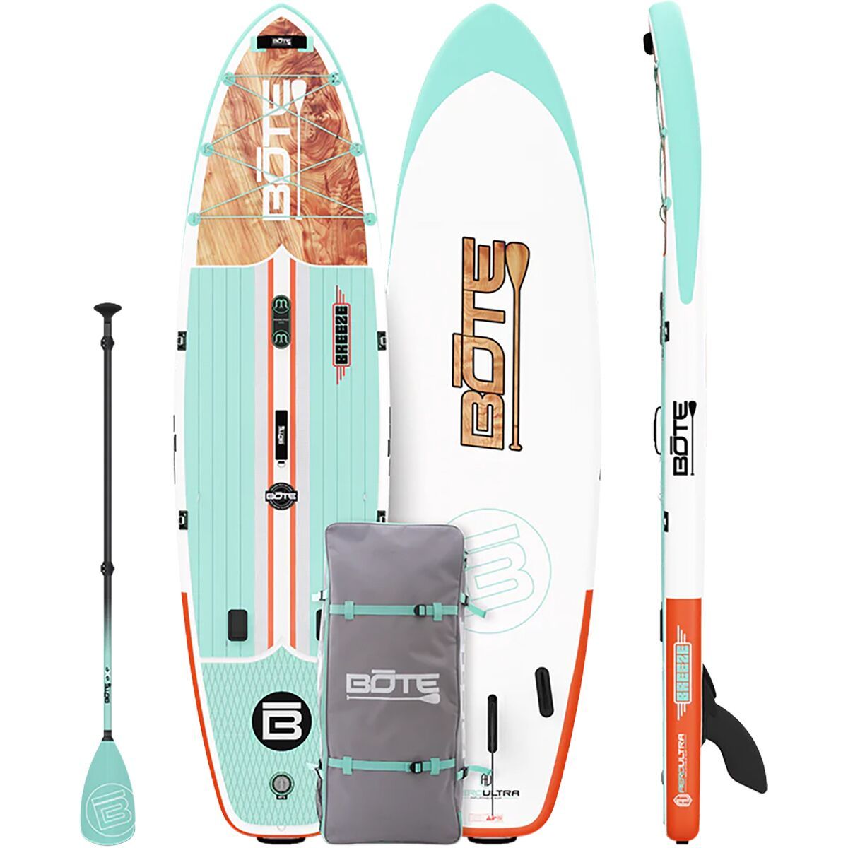 BOTE BOTE Breeze Aero Inflatable Stand-Up Paddleboard Classic, 11ft 6in