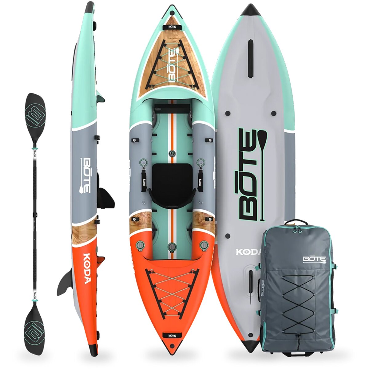 BOTE BOTE Koda Aero Inflatable Kayak - Single Classic, 12ft