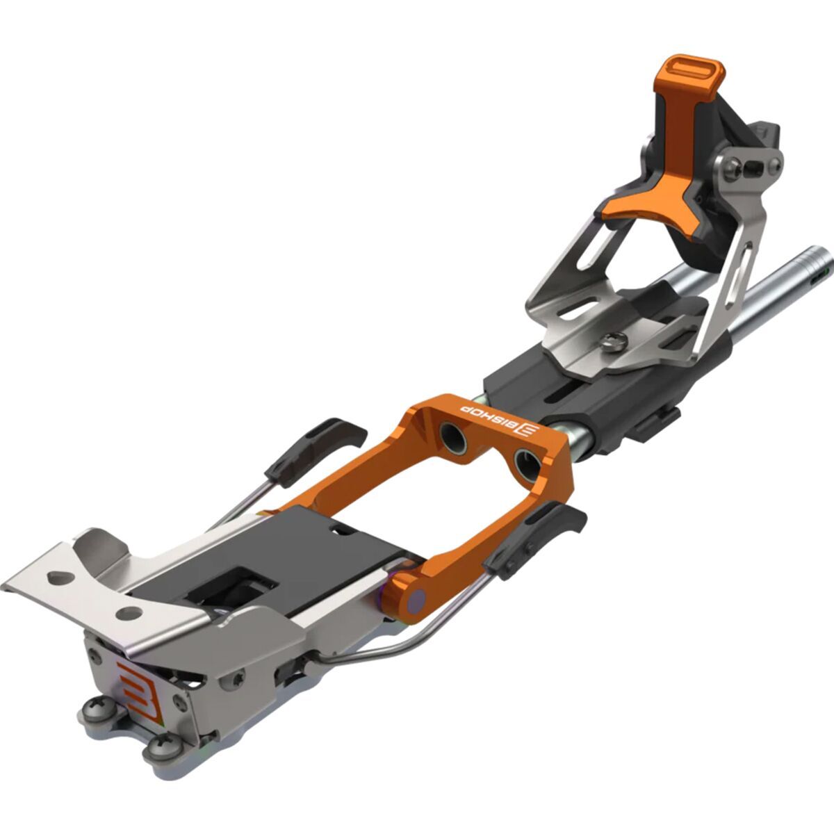 Image of Bishop Telemark BMF/3 75mm Telemark Ski Binding - 2026 Orange, 100mm