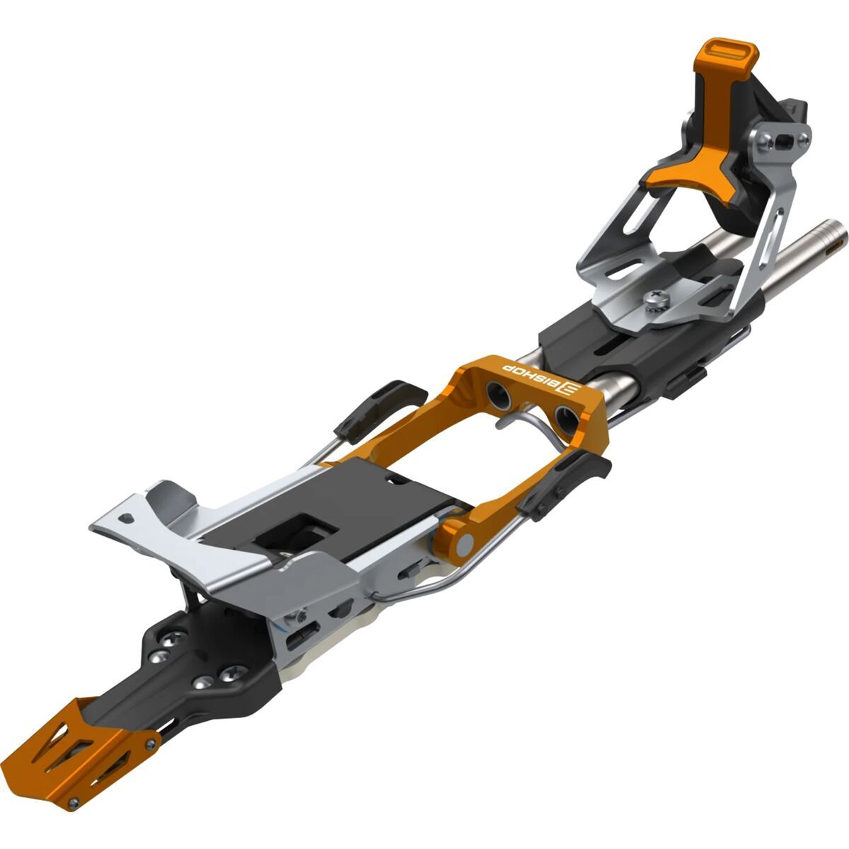 Image of Bishop Telemark BMF/R 75mm Telemark Ski Binding - 2026 Orange, 100mm
