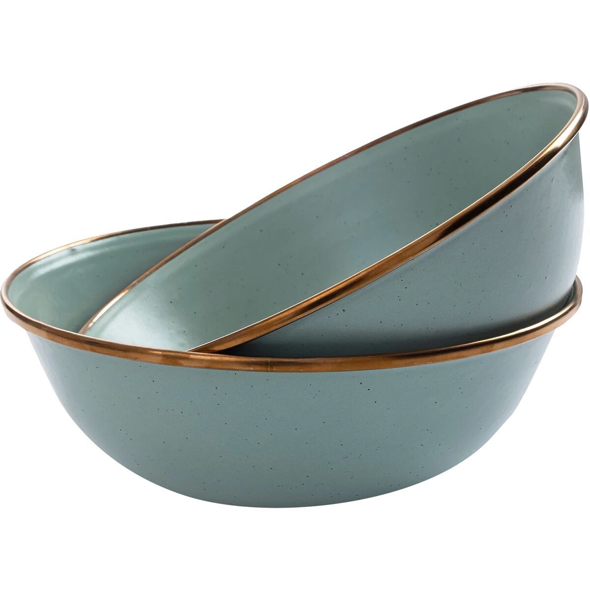 Barebones Barebones Enamel Bowl Set Mint, One Size