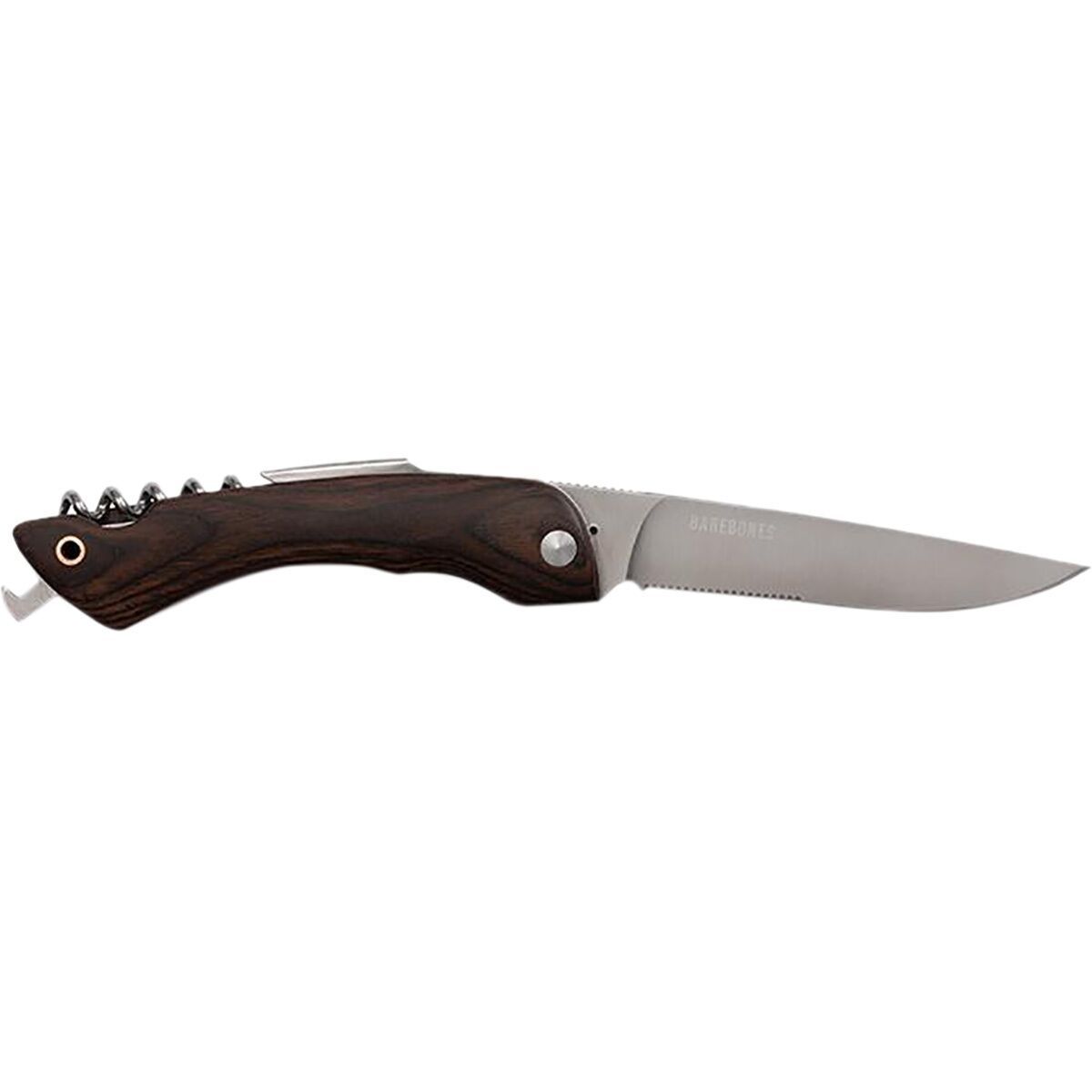 Barebones Folding Picnic Knife Walnut, One Size