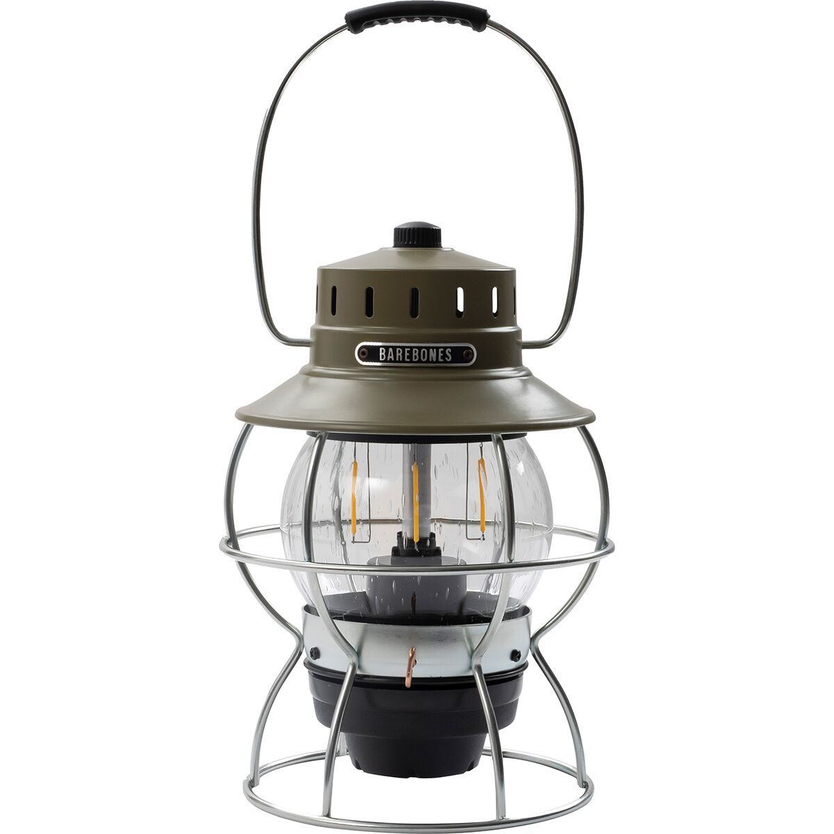 Image of Barebones Railroad Lantern Green, One Size