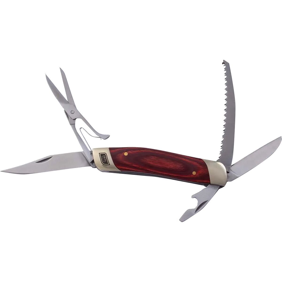 Barebones Multi Tool Pocket Knife Red, One Size