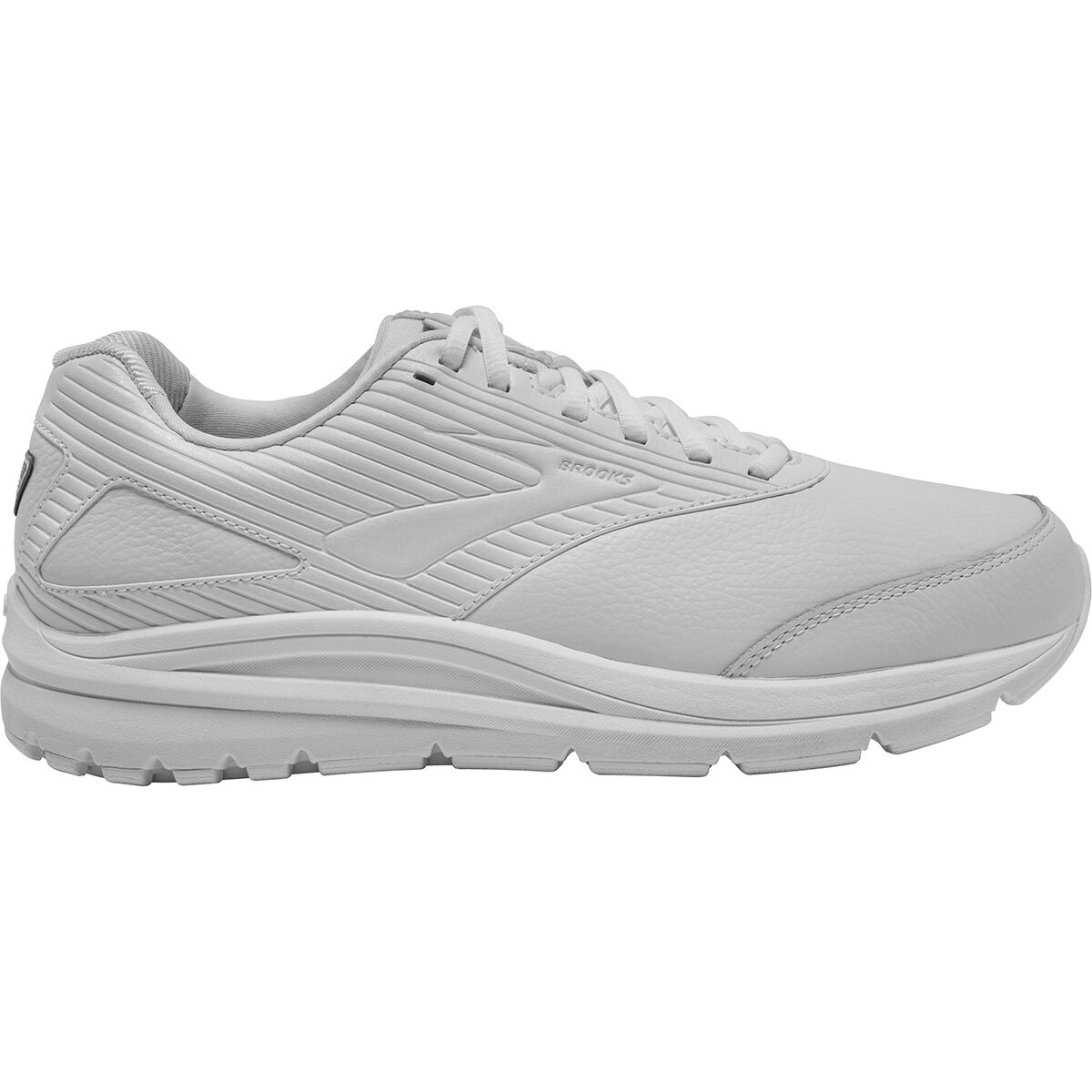 Image of Brooks Addiction Walker 2 Running Shoe - Men's White/White, 12.0