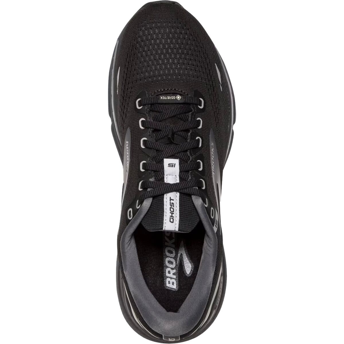 Brooks Men’s Ghost 15 GoreTex Black Grey Running Shoes 1103941D022 Size 12.5 $_57.JPG?set_id=880000500F main image 2