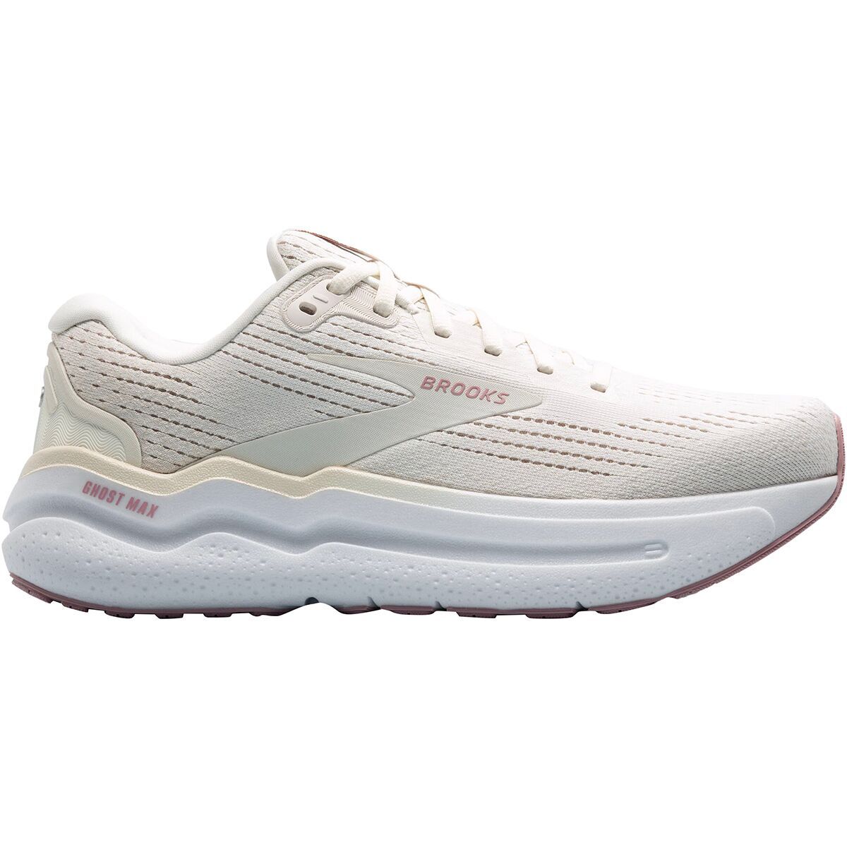 Brooks Ghost Max 2 Running Shoe - Women's Coconut Milk/Gray/Zephyr, 9.5