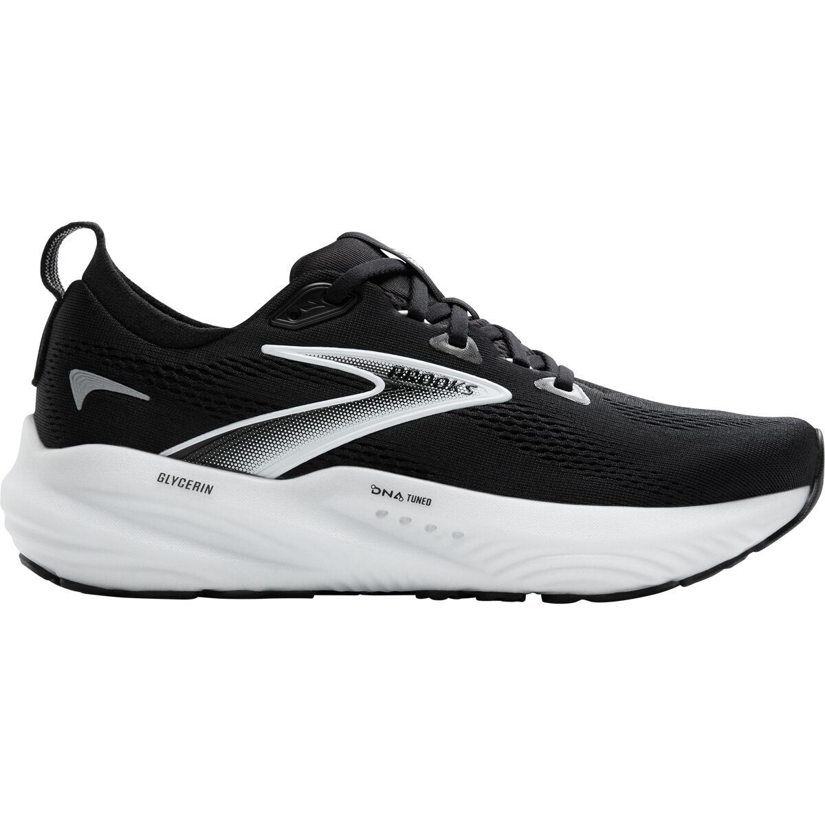 Image of Brooks Glycerin 22 Shoe - Men's Black/Grey/White, 11.5