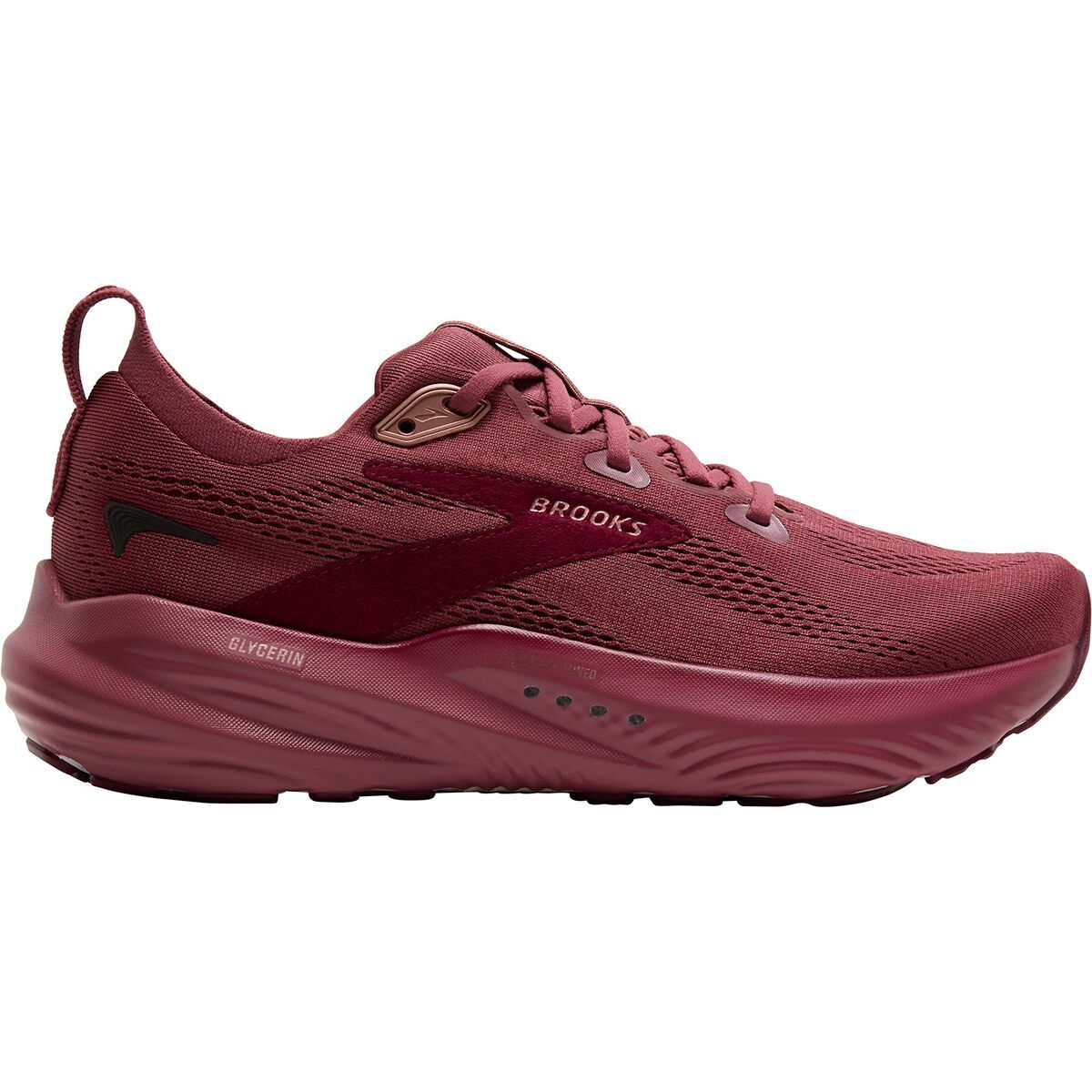 Image of Brooks Glycerin 22 Shoe - Women's Berry/Burgundy/Rose, 6.5