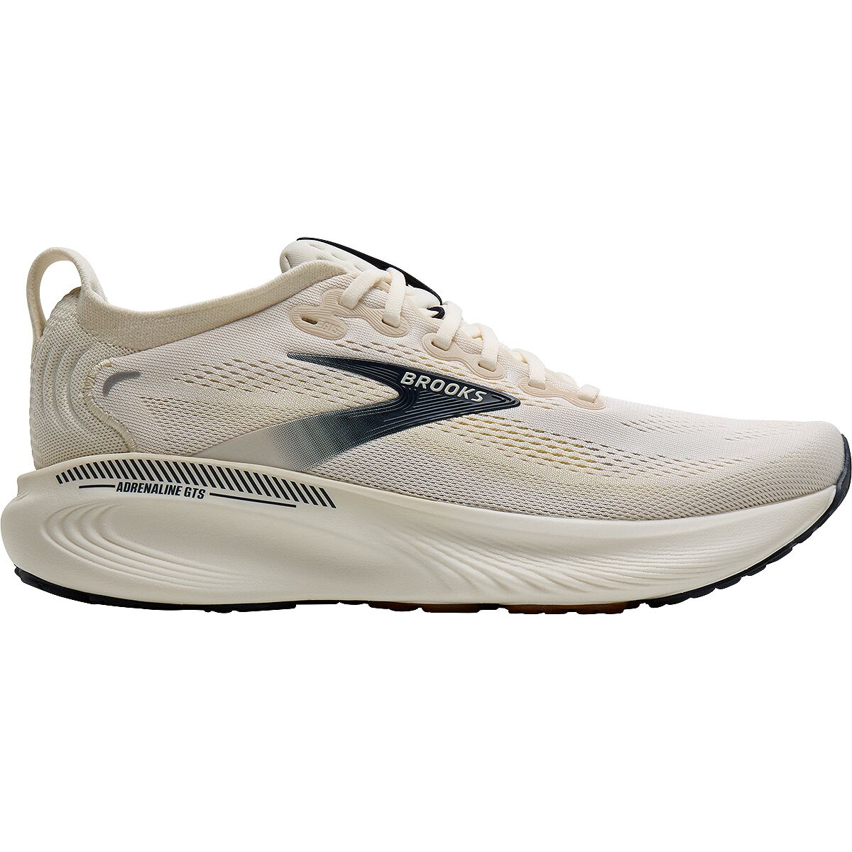 Image of Brooks Adrenaline GTS 25 Running Shoe - Men's Arctic Wolf/Rutabaga/Navy, 9.5