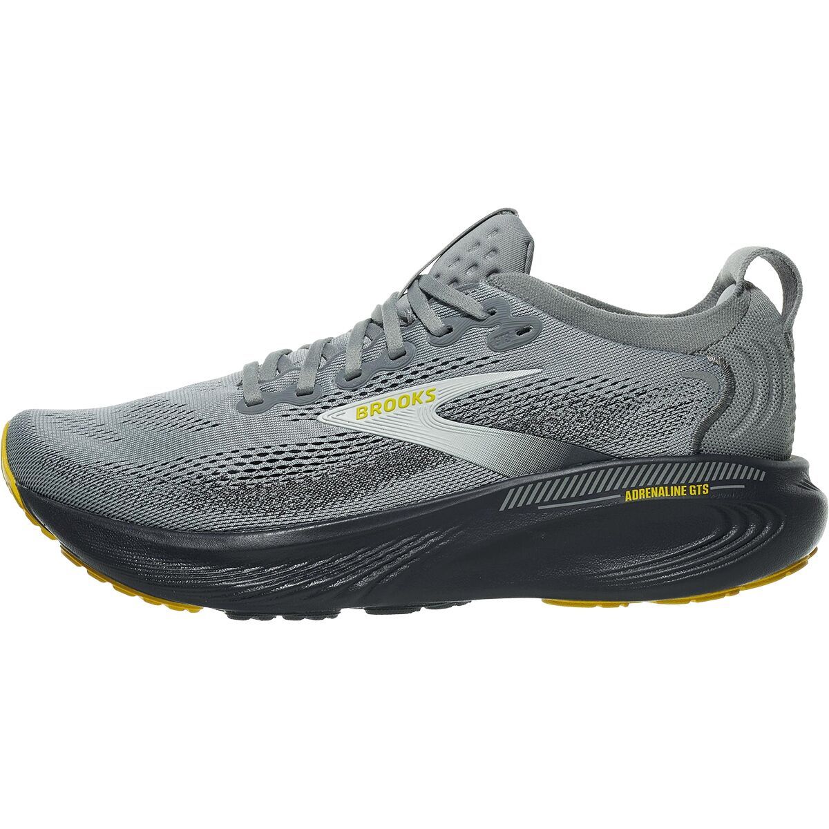 Image of Brooks Adrenaline GTS 25 Running Shoe - Men's Primer Grey/Ebony/Jasmin, 9.0