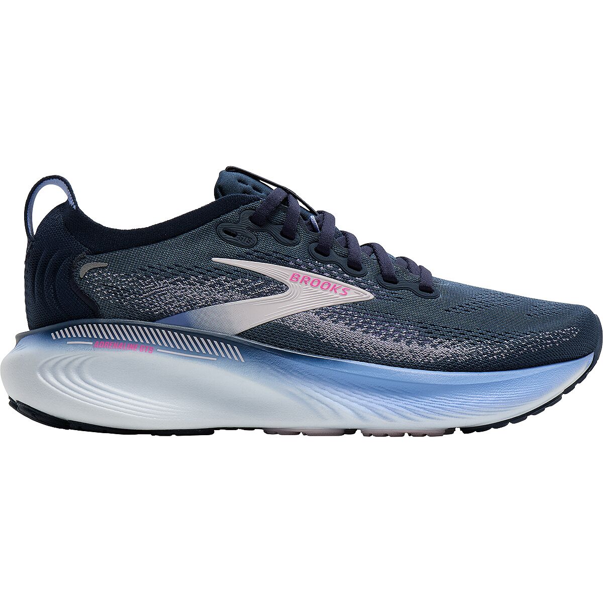 Image of Brooks Adrenaline GTS 25 Running Shoe - Women's Spellbound/Blazing Bell/Pink, 7.0