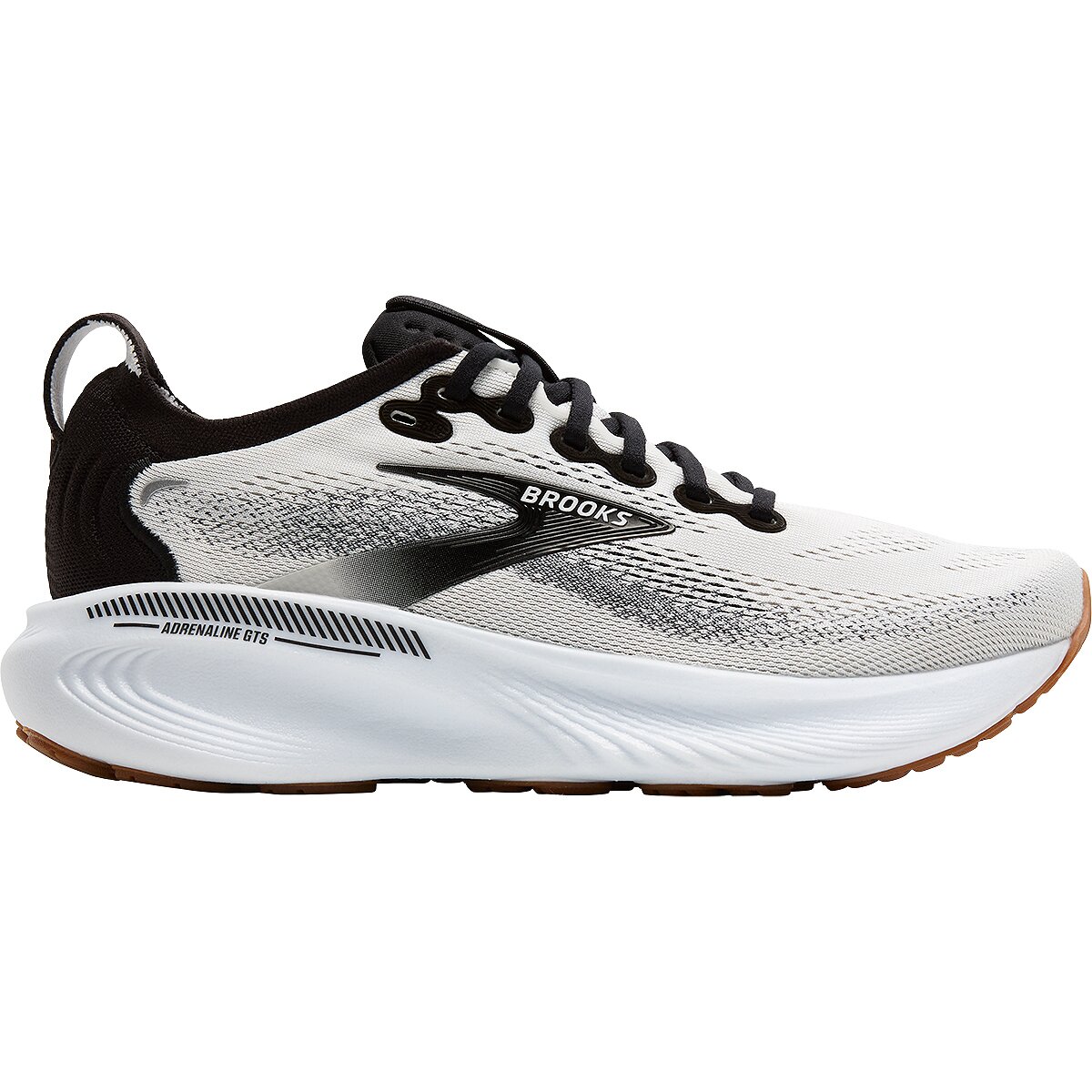 Brooks Brooks Adrenaline GTS 25 Wide Running Shoe - Women's White/Black/White, 10.0