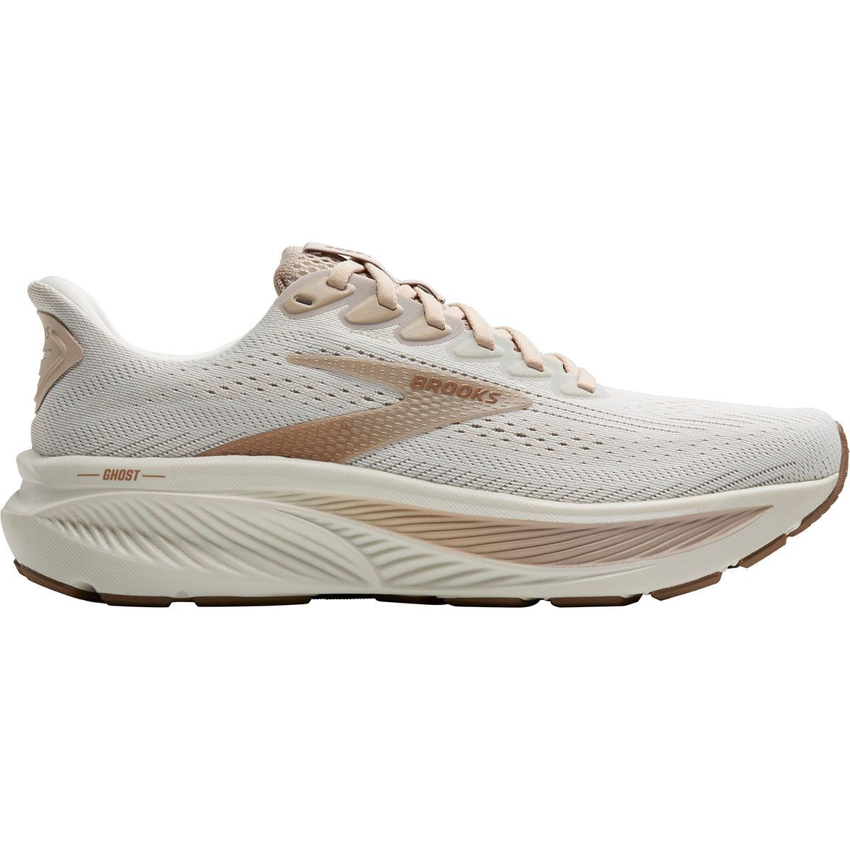 Image of Brooks Ghost 17 Running Shoe - Women's Grey/Chateau Grey/Portabella, 9.5