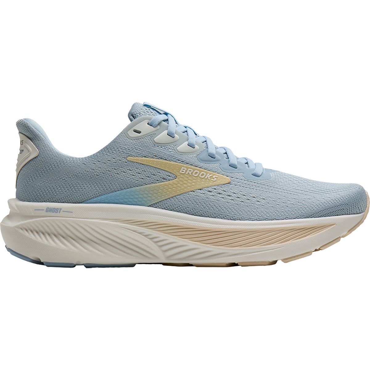 Image of Brooks Ghost 17 Running Shoe - Women's Skyway/Coconut/Sand, 10.0