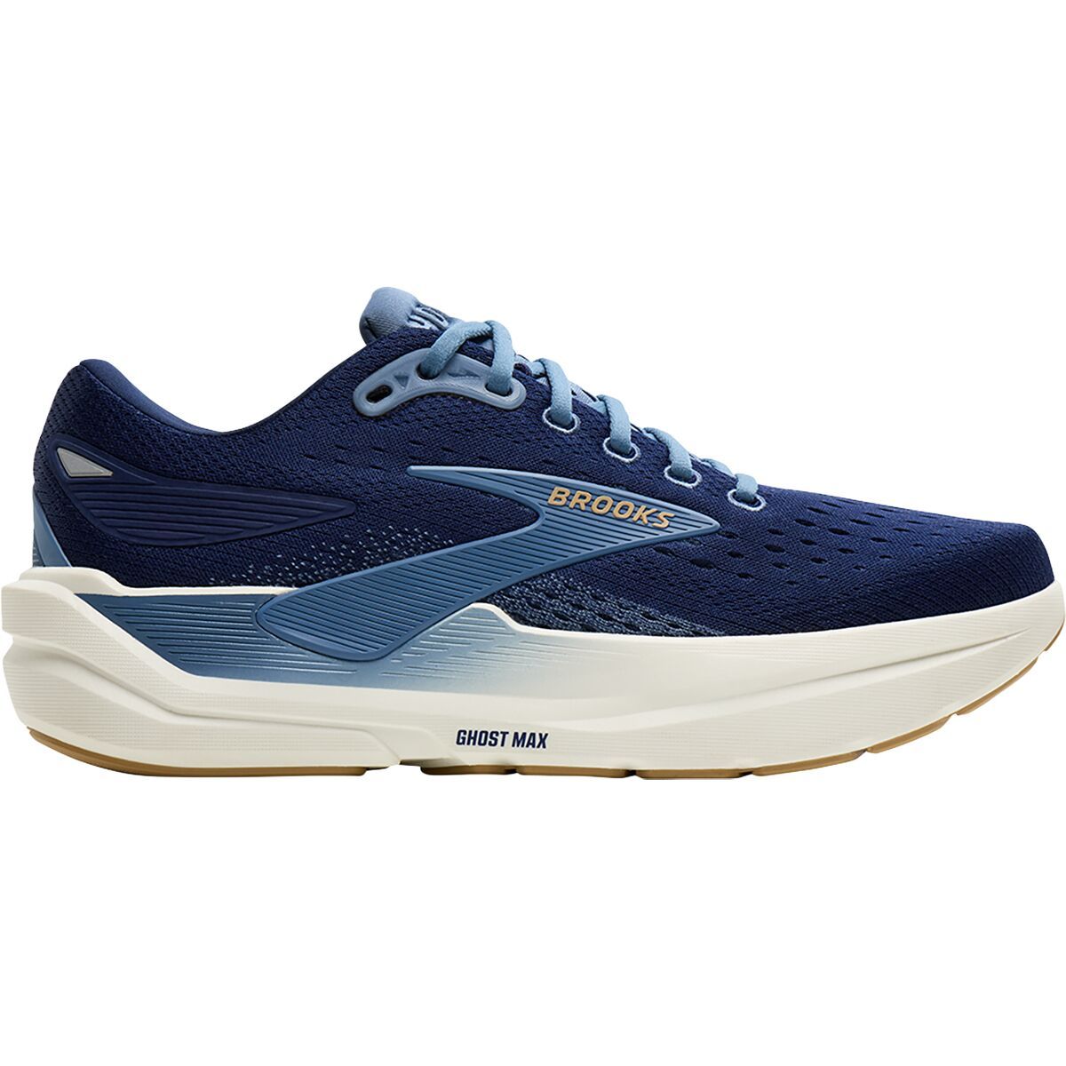 Image of Brooks Ghost Max 3 Running Shoe - Men's Blue/Starfish/Moonlight, 11.5
