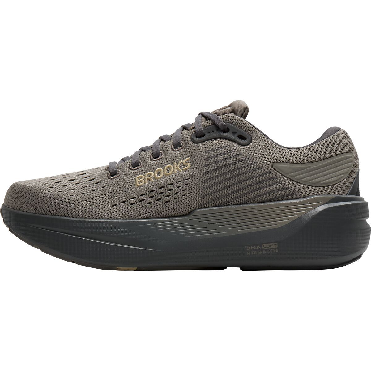 Image of Brooks Ghost Max 3 Running Shoe - Men's Rockridge/Poppyseed/Sand, 9.0