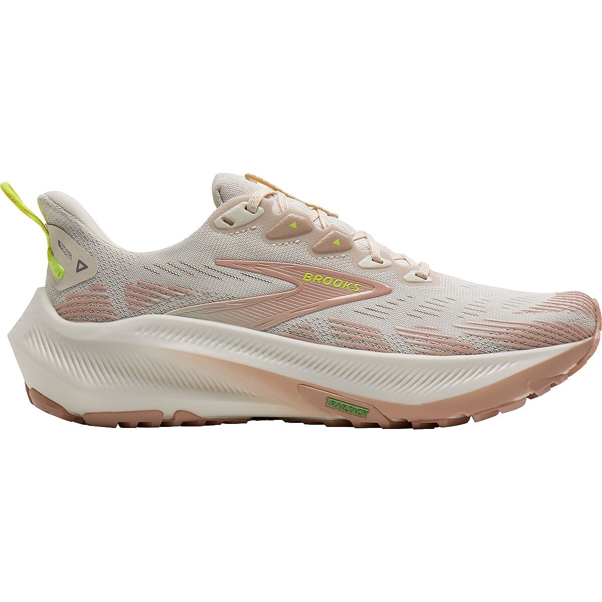 Image of Brooks Ghost Trail Running Shoe - Women's Arctic Wolf/Rose/Nightlife, 6.5