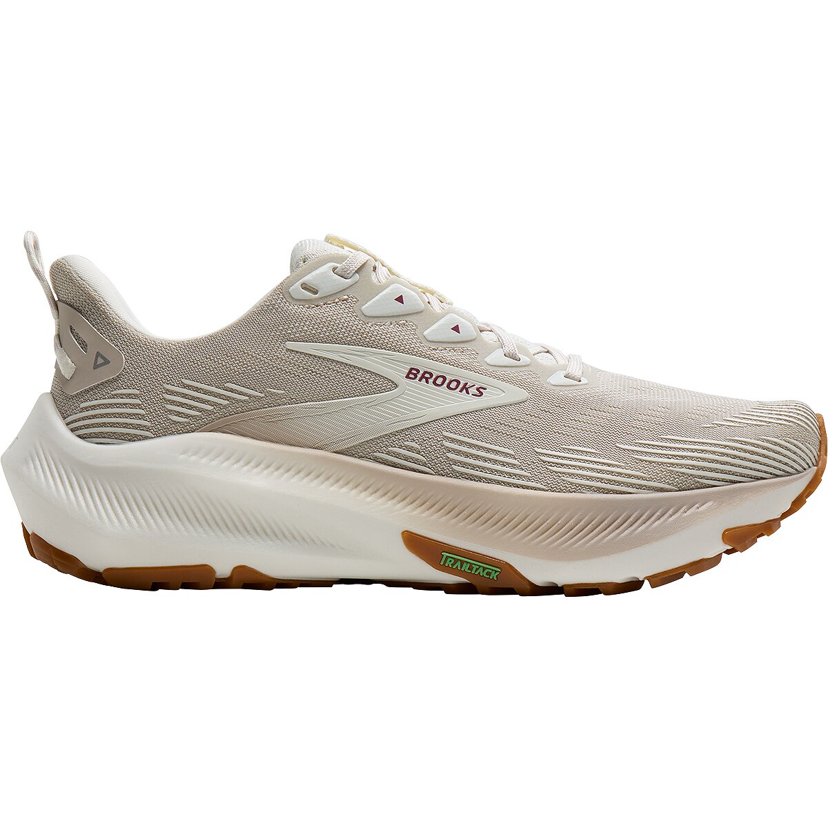 Image of Brooks Ghost Trail Running Shoe - Women's Coconut/Chateau/Rose, 8.0