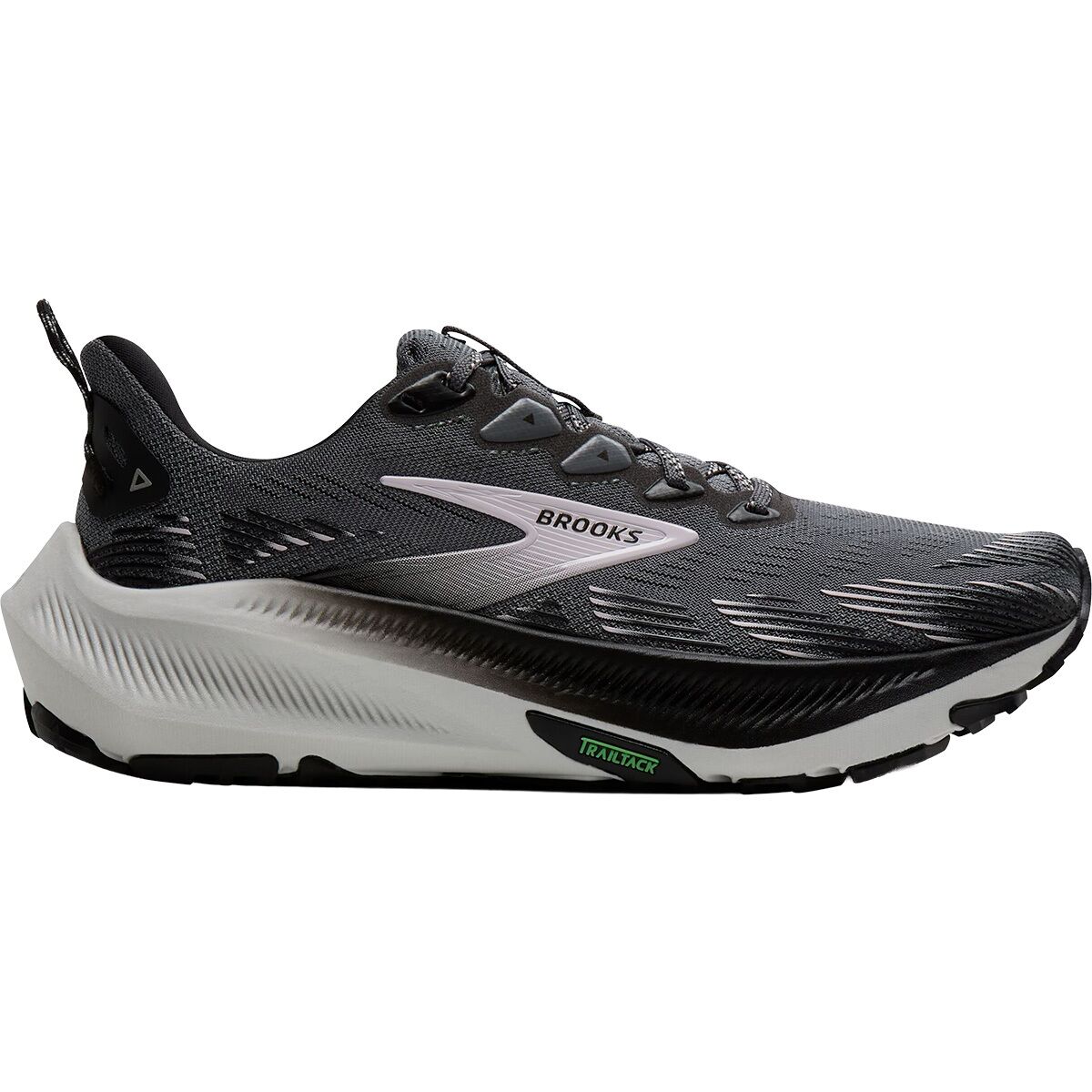 Brooks Ghost Trail Running Shoe - Women's Poppy Seed/Black/Pink