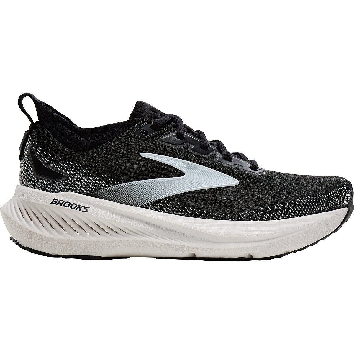 Image of Brooks Glycerin 23 Running Shoe - Men's Black/Grey/White, 12.0