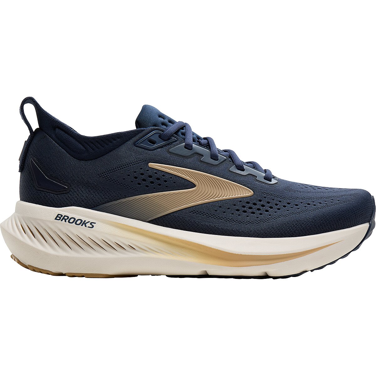 Image of Brooks Glycerin 23 Running Shoe - Men's Blue/Spellbound/Starfish, 8.0