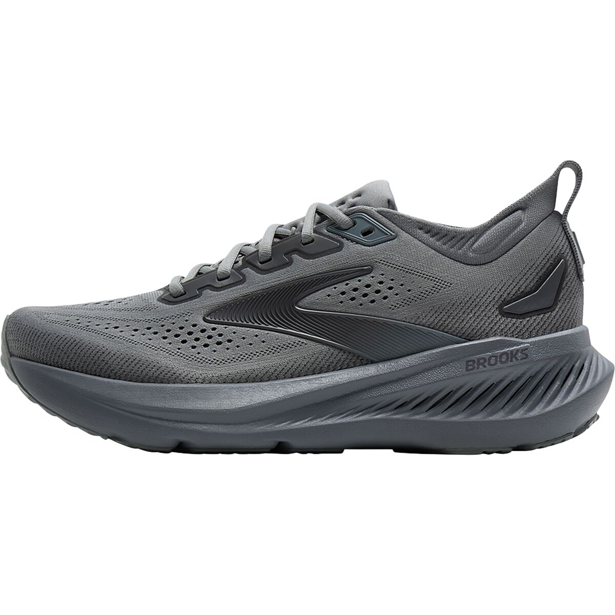 Image of Brooks Glycerin 23 Running Shoe - Men's Grey/Blackened Pearl/Black, 10.5
