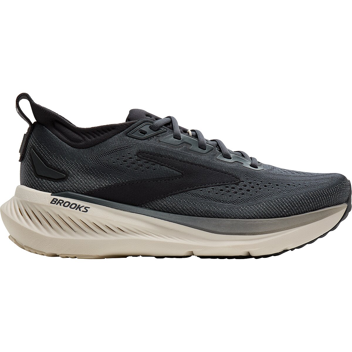 Image of Brooks Glycerin 23 Running Shoe - Men's Turbulence/Ebony/Clear, 13.0
