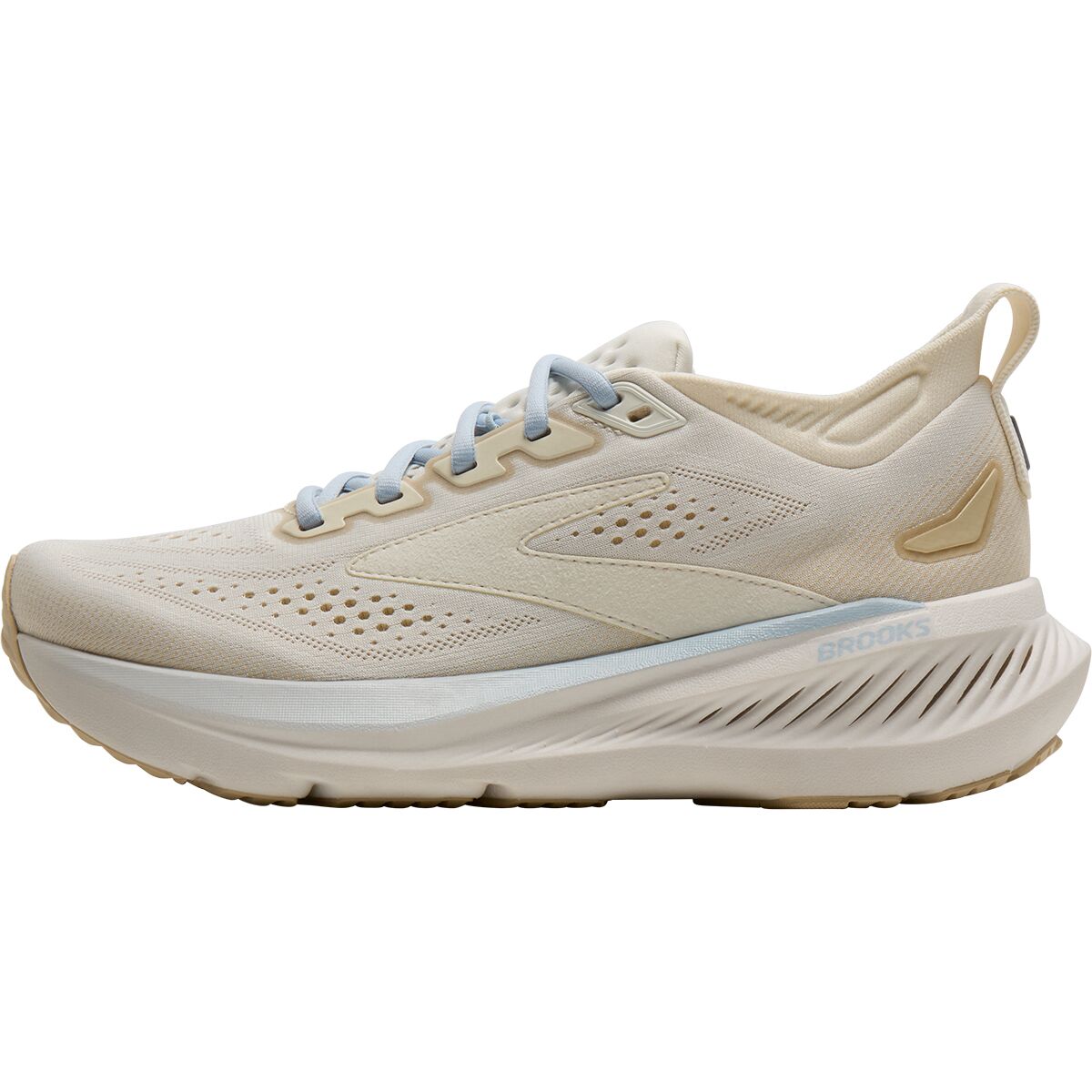 Image of Brooks Glycerin 23 Running Shoe - Women's Coconut/Sand/Skyway, 6.5