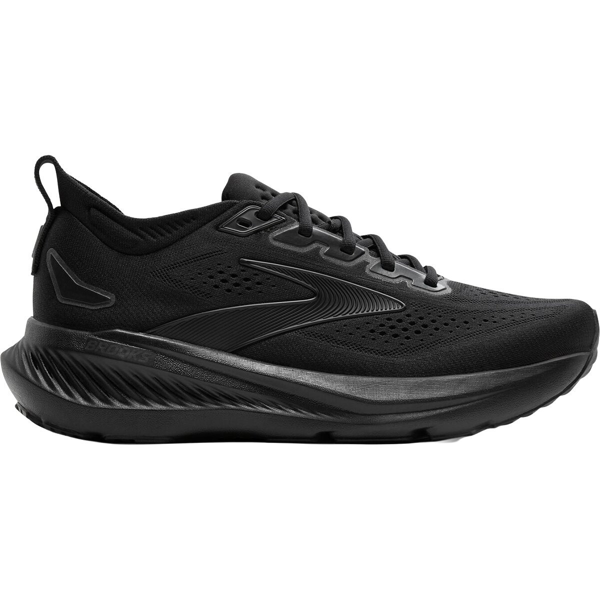 Image of Brooks Glycerin 23 Wide Running Shoe - Men's Black/Black/Ebony, 10.0