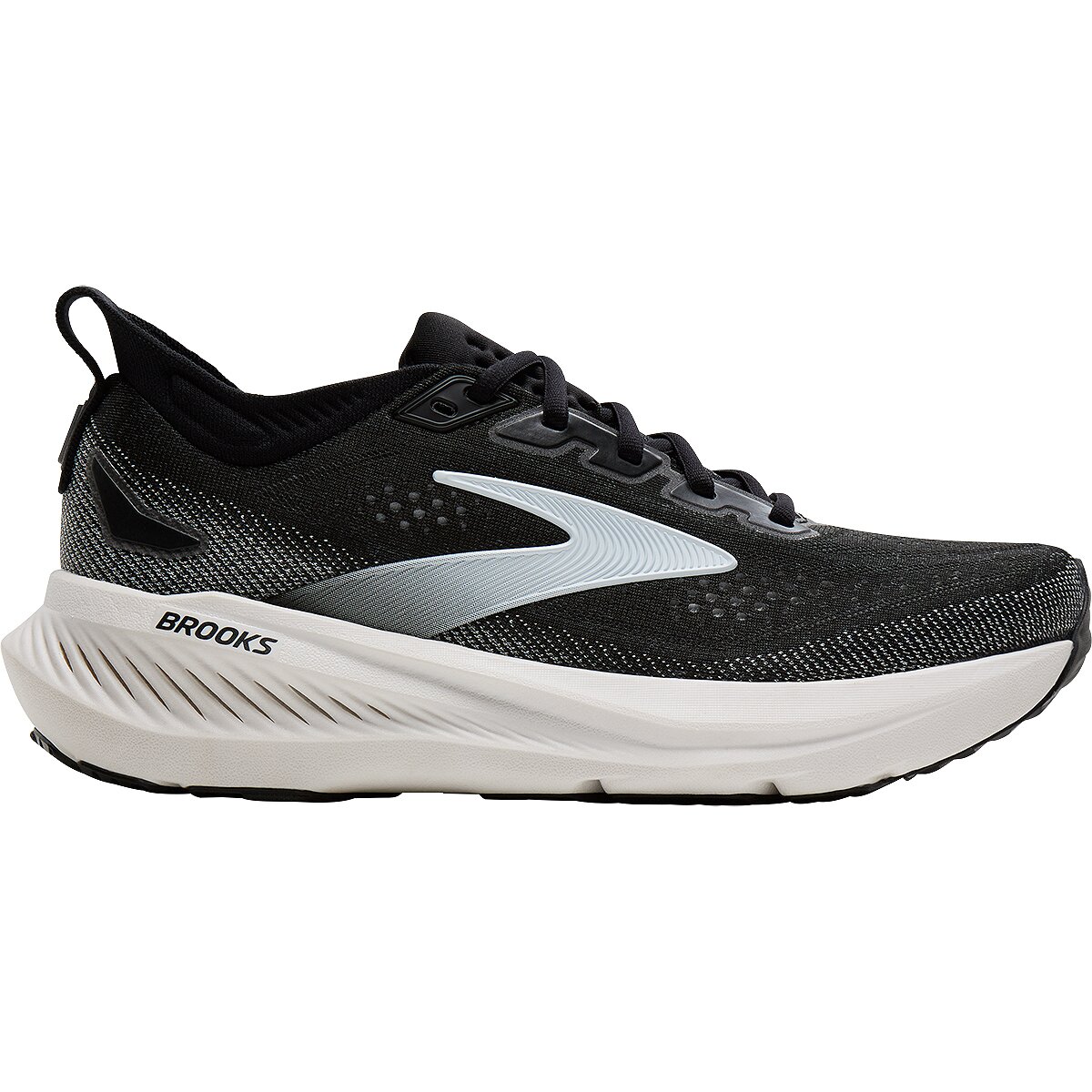 Brooks Brooks Glycerin 23 Wide Running Shoe - Women's Black/Grey/White, 10.0