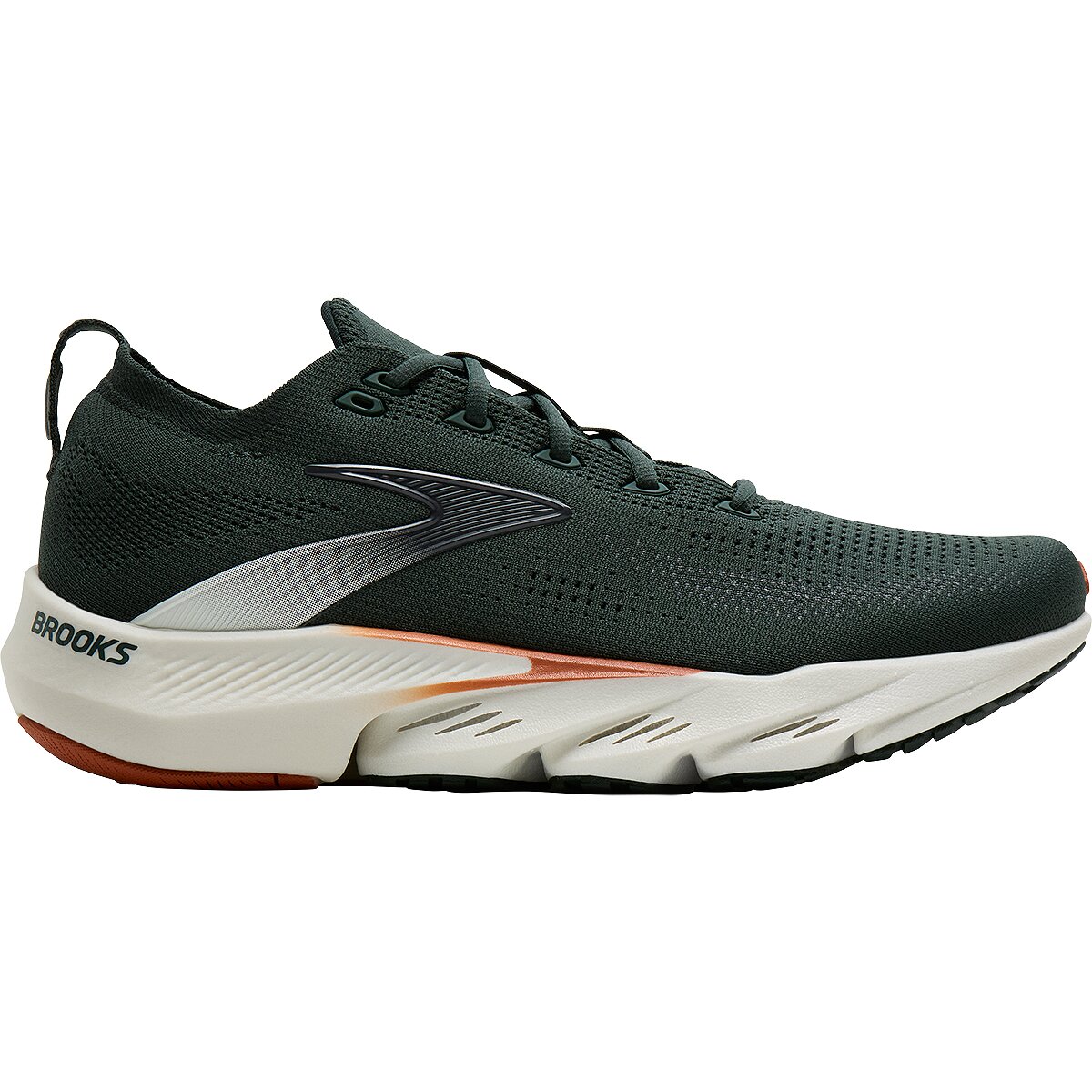 Image of Brooks Glycerin Flex Running Shoe - Men's Green/Grey/Brown, 9.5