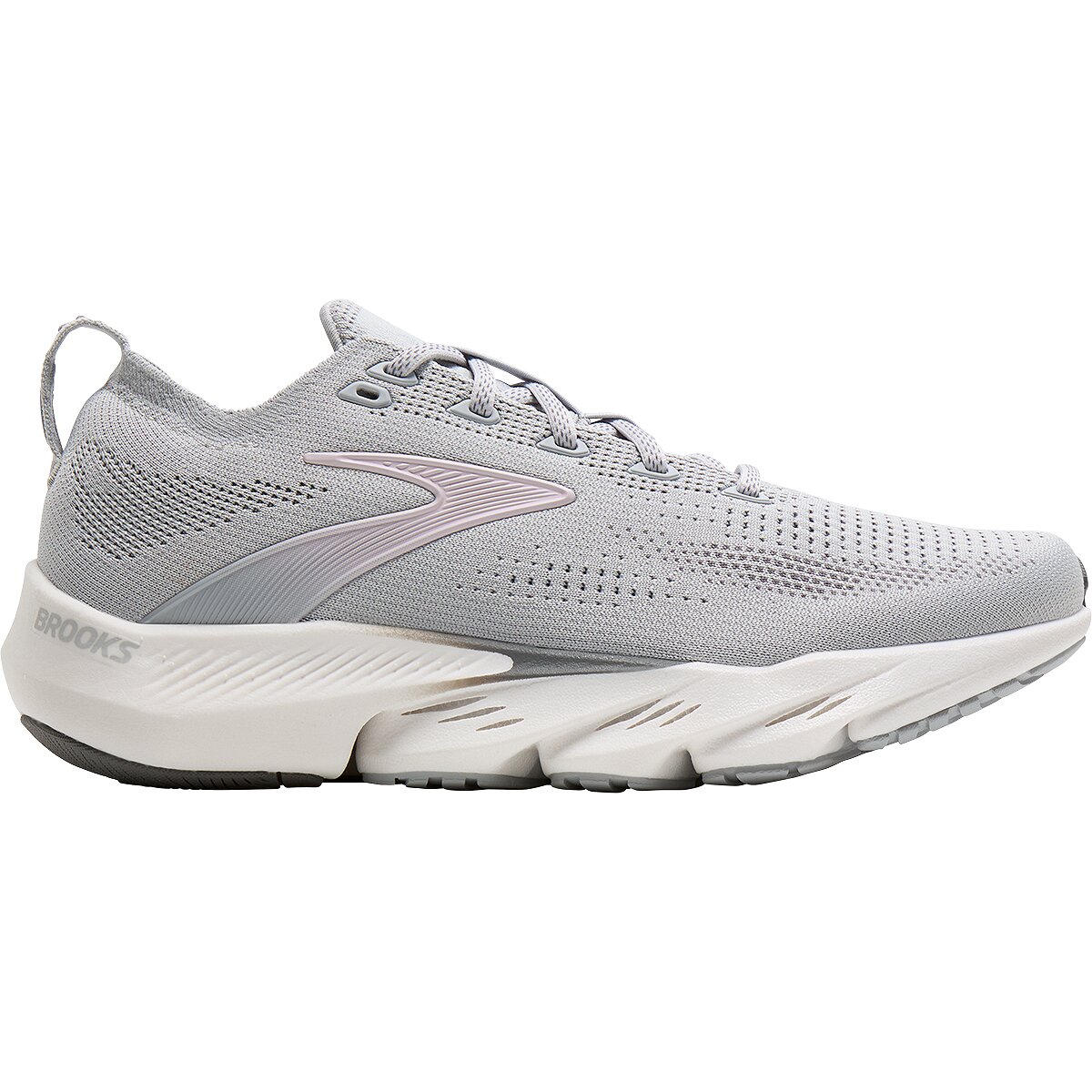 Image of Brooks Glycerin Flex Running Shoe - Women's Harbor Mist/Poppy Seed/Pink, 6.5