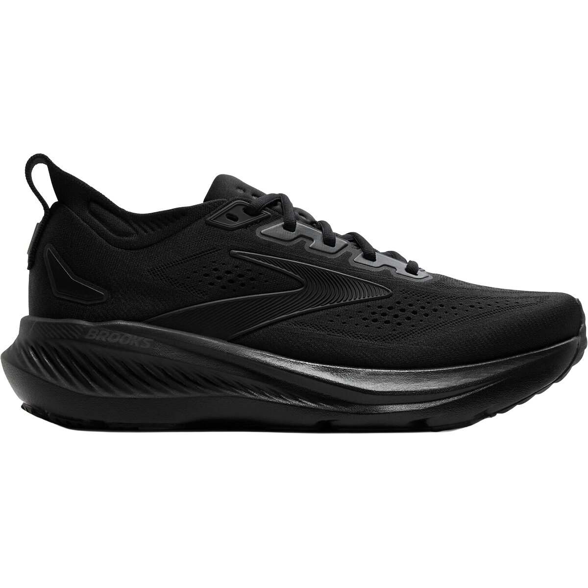 Image of Brooks Glycerin GTS 23 Running Shoe - Men's Black/Black/Ebony, 11.5
