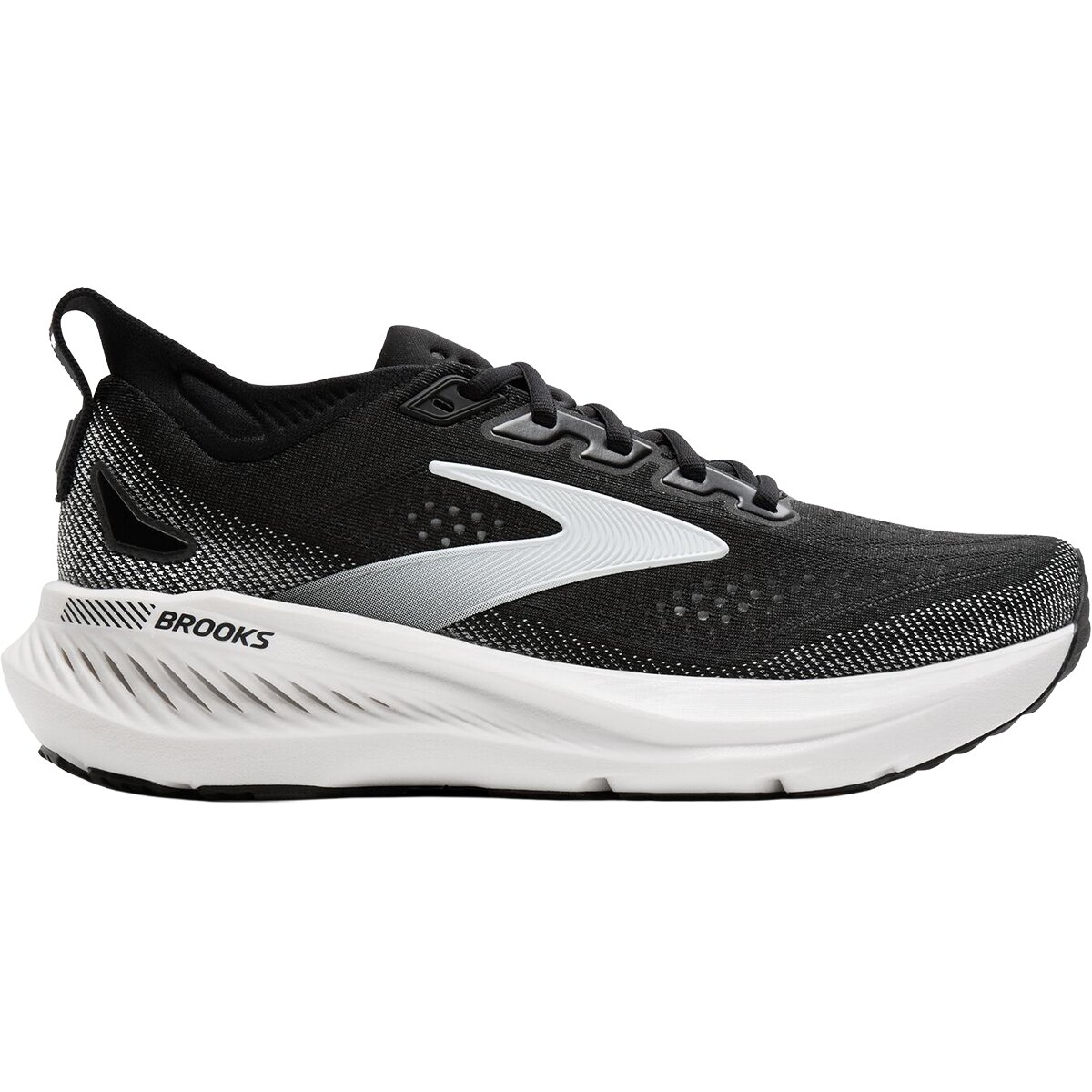 Image of Brooks Glycerin GTS 23 Running Shoe - Women's Black/Grey/White, 12.0