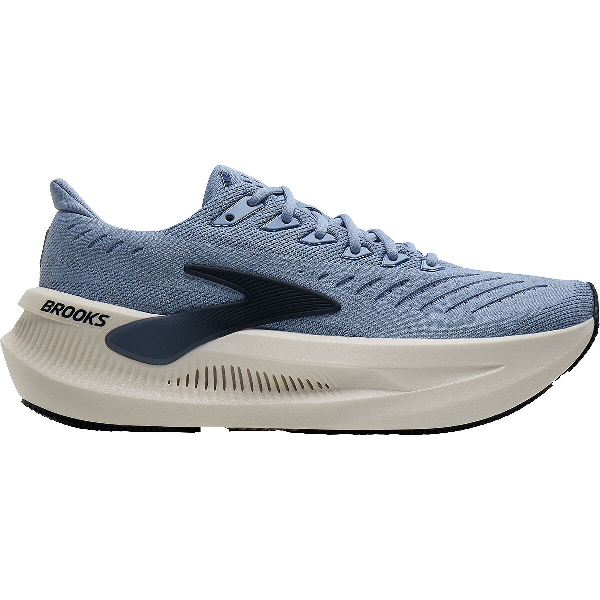 Image of Brooks Glycerin Max 2 Running Shoe - Men's Rain Washed/Navy Blazer/Clear, 9.5