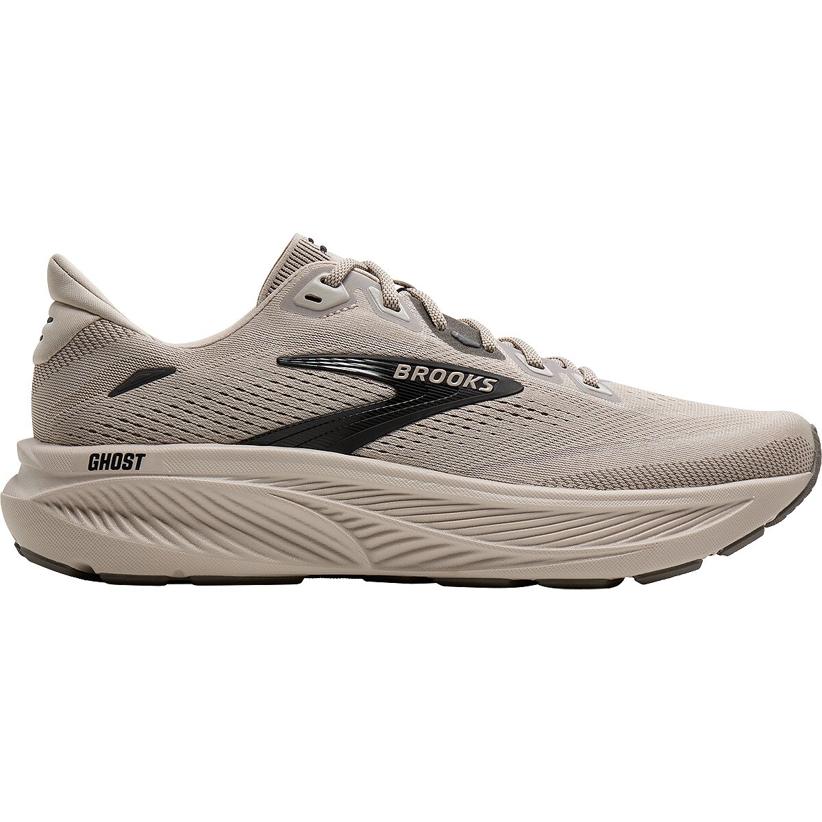 Image of Brooks Ghost 18 Running Shoe - Men's Chateau/Black/Morel, 9.0