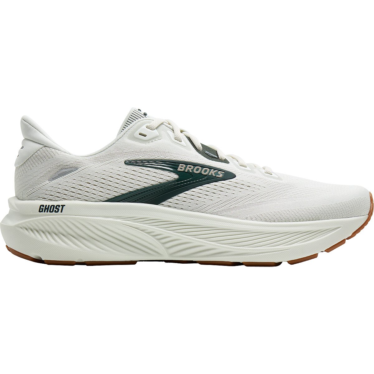 Image of Brooks Ghost 18 Running Shoe - Men's Grey/Spruce/Tan, 11.0