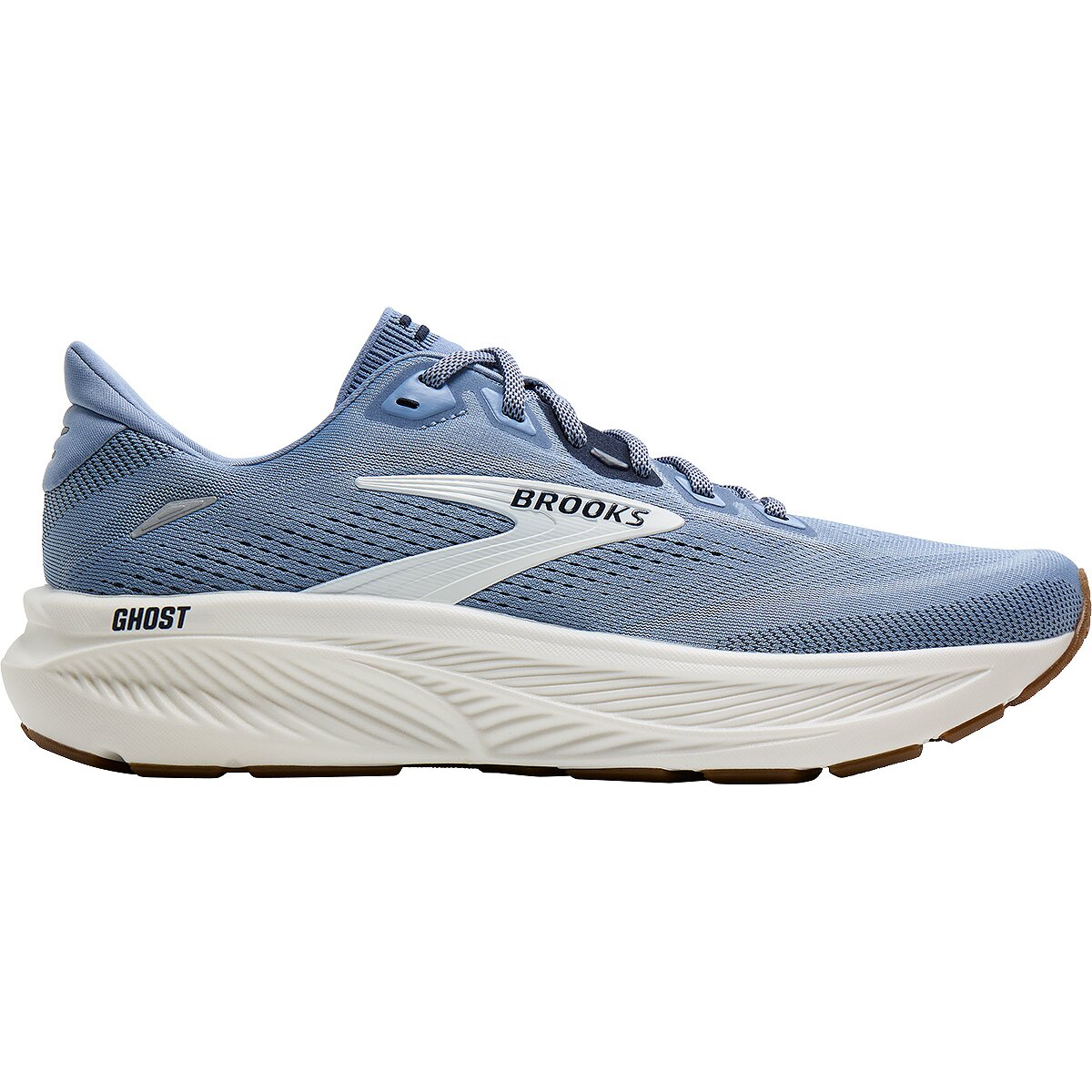 Image of Brooks Ghost 18 Running Shoe - Men's Rain Washed/Navy/Coconut, 9.0