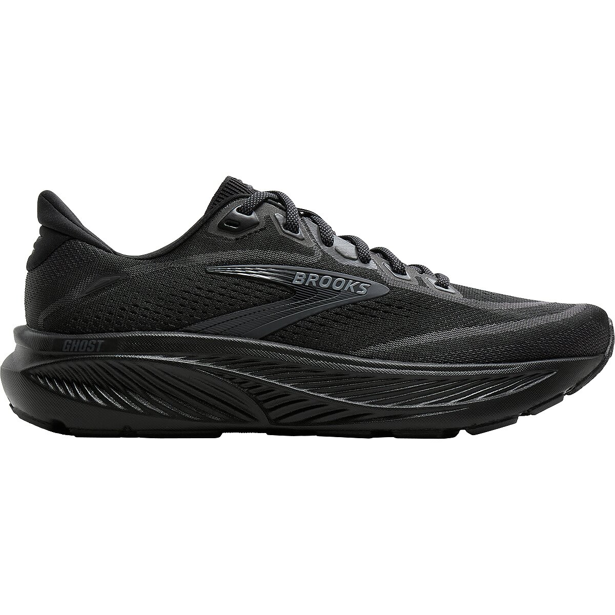 Image of Brooks Ghost 18 Running Shoe - Women's Black/Black/Ebony, 10.0