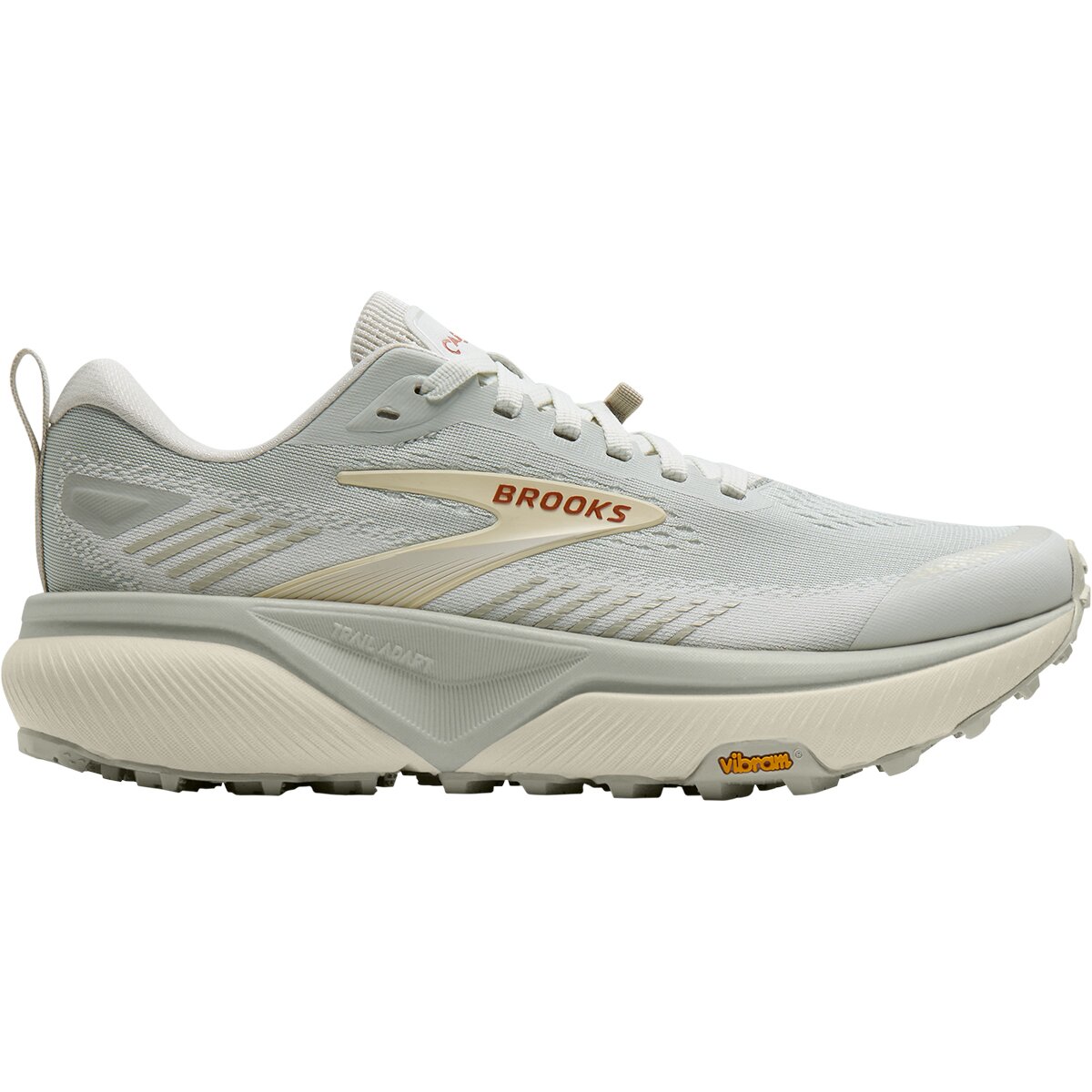 Image of Brooks Cascadia 20 Trail Running Shoe - Men's Grey/Bluewash/Rutabaga, 11.0