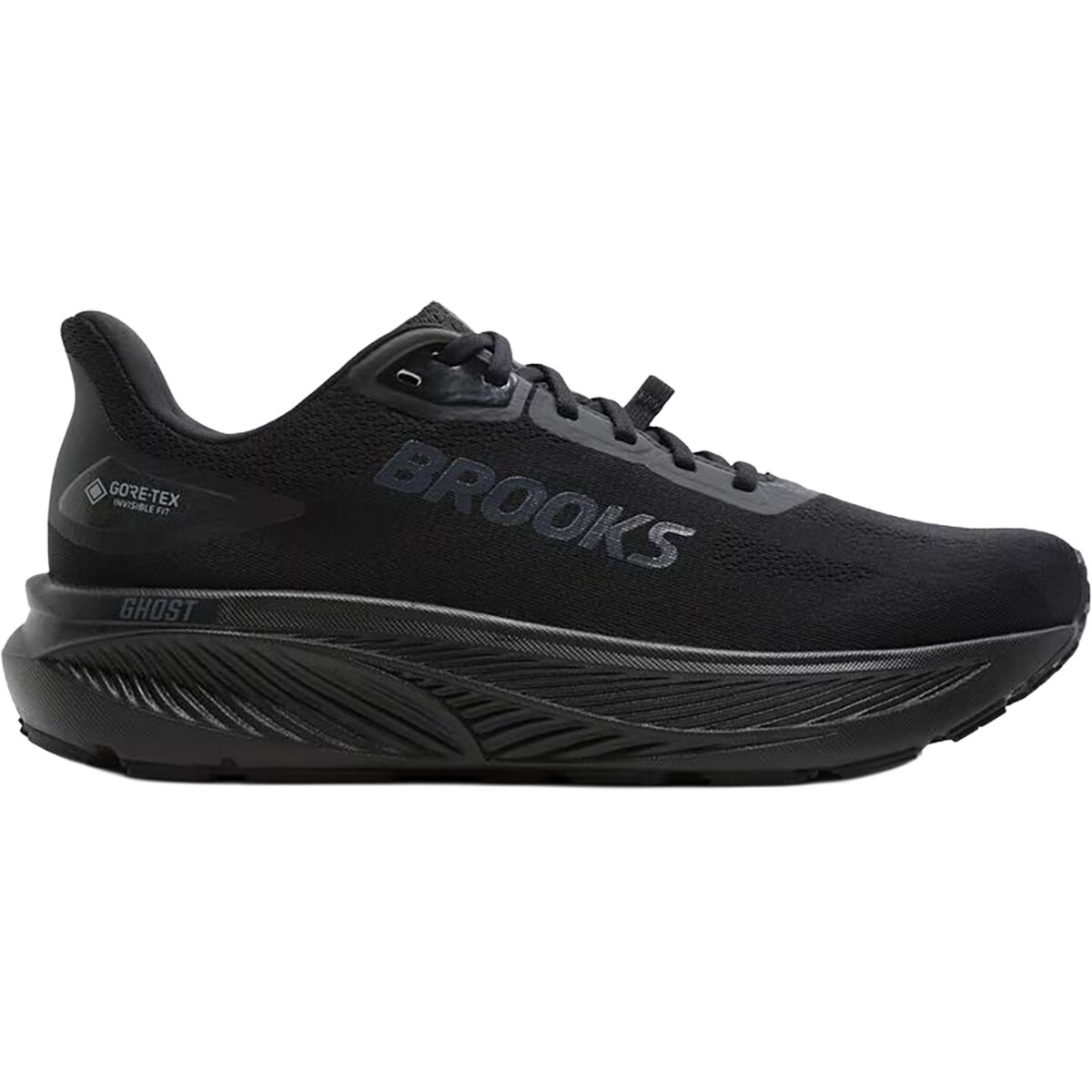 Image of Brooks Ghost 18 GTX Running Shoe - Men's Black/Black/Ebony, 9.0